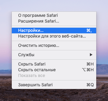 Включаем cookies в браузере Safari