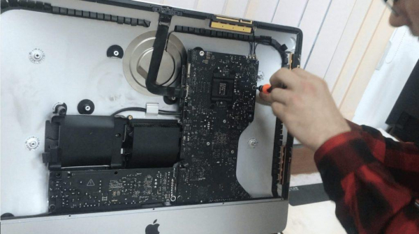 Как разобрать iMac